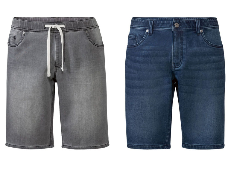 Pełny ekran: LIVERGY® Bermudy jeansowe męskie, 1 para - zdjęcie 2