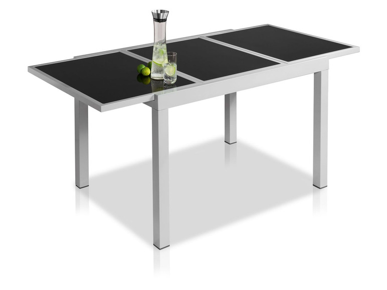 Pełny ekran: florabest Aluminiowy stół ogrodowy rozkładany szary 120-180 x 89 x 75 cm - zdjęcie 8