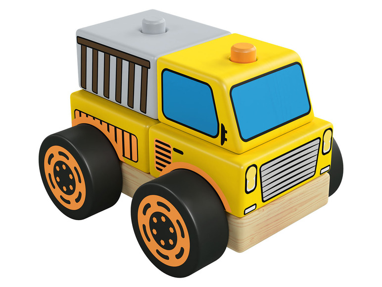 Pełny ekran: PLAYTIVE® Zestaw 2 drewnianych pojazdów, 1 sztuka - zdjęcie 3