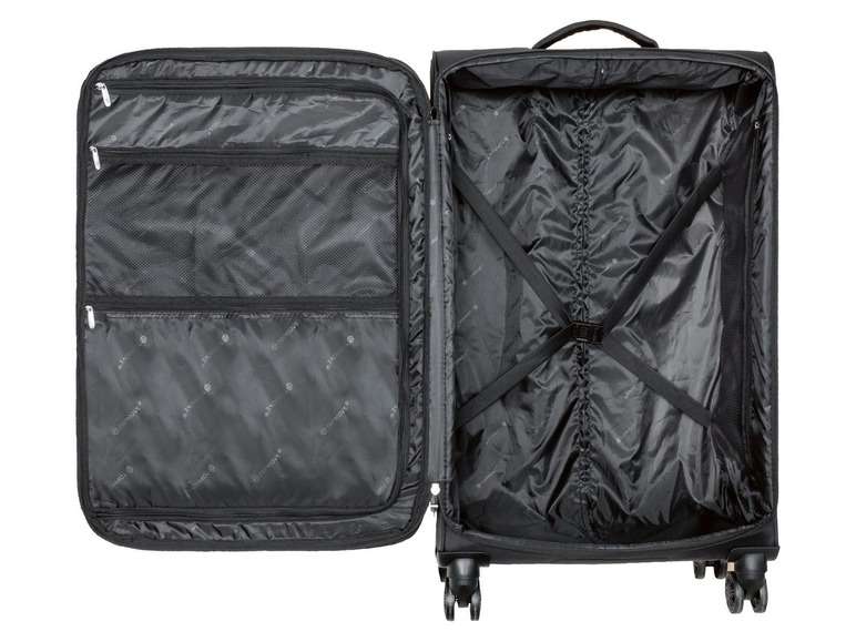 Pełny ekran: TOPMOVE Zestaw walizek podróżnych, czarny, 2 sztuki, 1 komplet - zdjęcie 4
