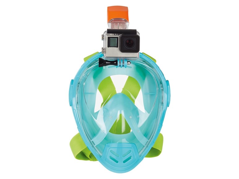 Pełny ekran: CRIVIT® Maska do snorkelingu pełnotwarzowa z fajką, 1 sztuka - zdjęcie 5