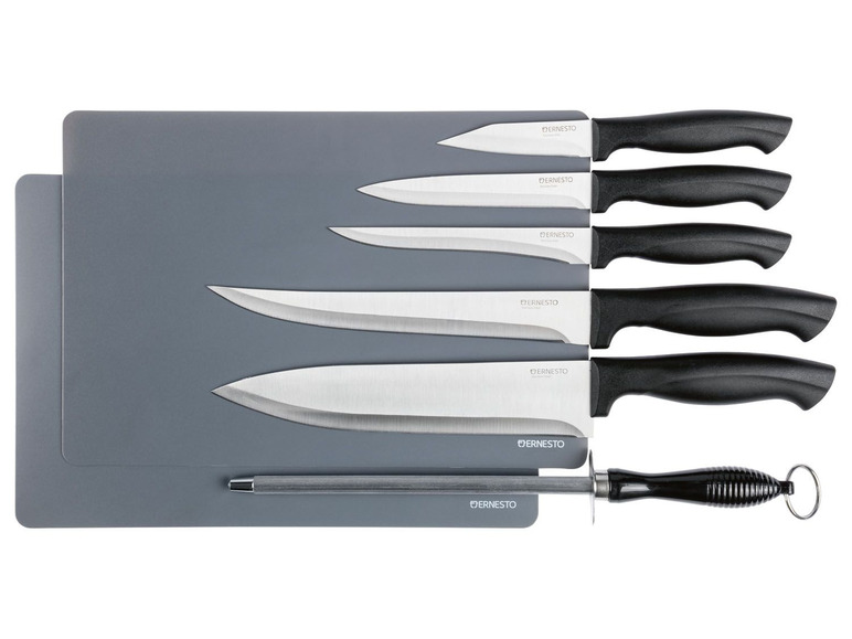 Pełny ekran: ERNESTO® Noże kuchenne z akcesoriami, 8 elementów, 1 zestaw - zdjęcie 2