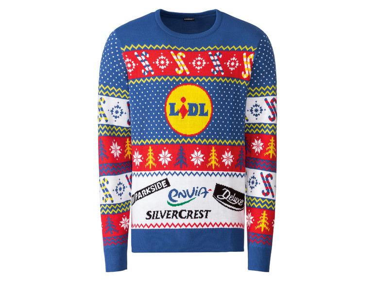 Pełny ekran: LIVERGY® Sweter świąteczny męski z kolekcji LIDL - zdjęcie 7