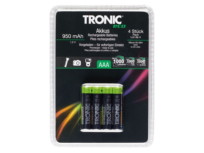 Pełny ekran: TRONIC® Akumulatorki Ni-MH - zdjęcie 3