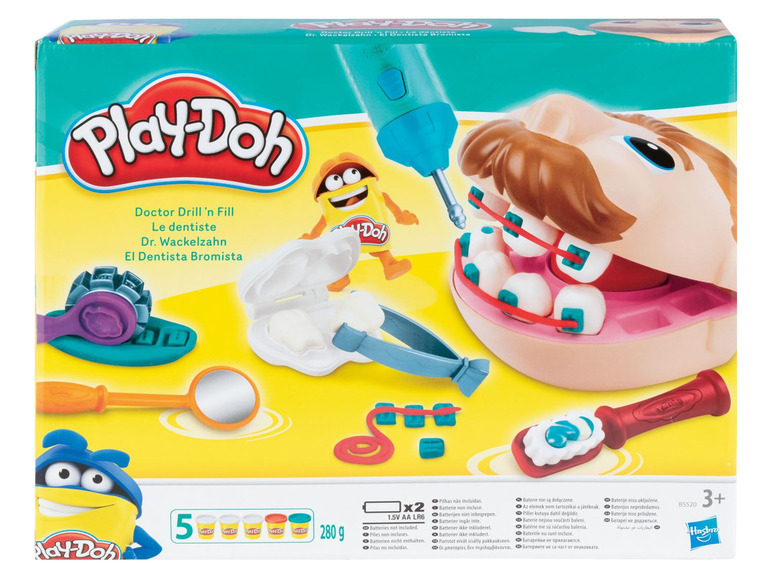 Pełny ekran: Play Doh Zestaw kreatywny z ciastoliną: żwirownia, dentysta lub mikser, 1 komplet - zdjęcie 5
