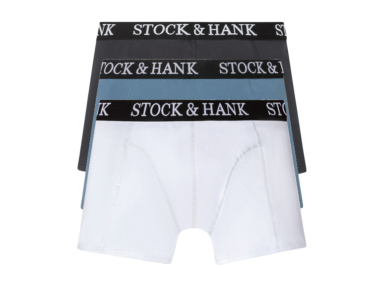 Pełny ekran: Stock&Hank Bokserki męskie z biobawełną, 3 pary - zdjęcie 2