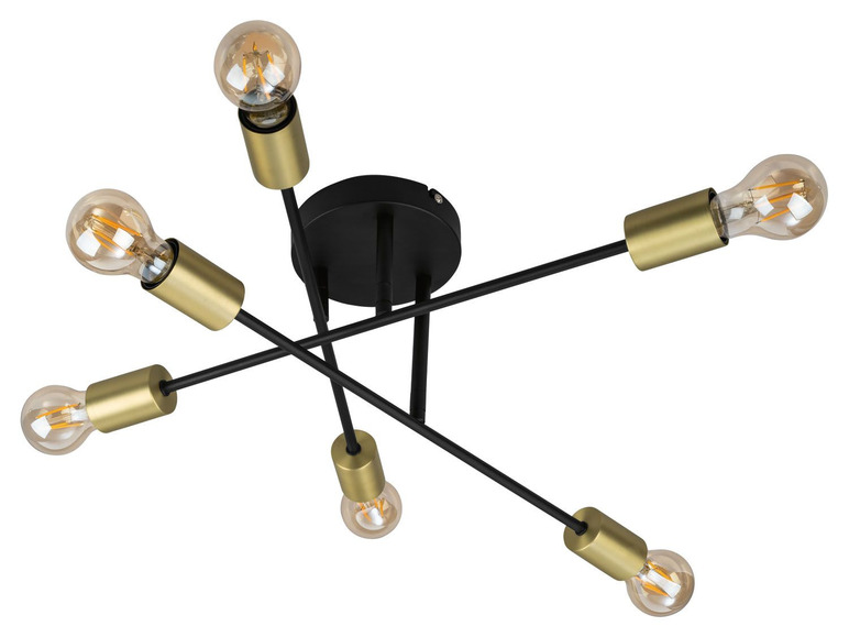 Pełny ekran: LIVARNO LUX Lampa sufitowa z 6 diodami filamentowymi LED, 1 sztuka - zdjęcie 2