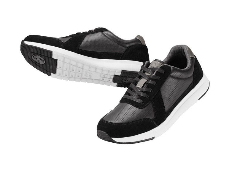 Pełny ekran: LIVERGY® Sneakersy męskie skórzane Air&Fresh - zdjęcie 2