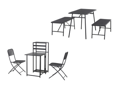 SIENA GARDEN Zestaw mebli balkonowych Palma, 3 elementy