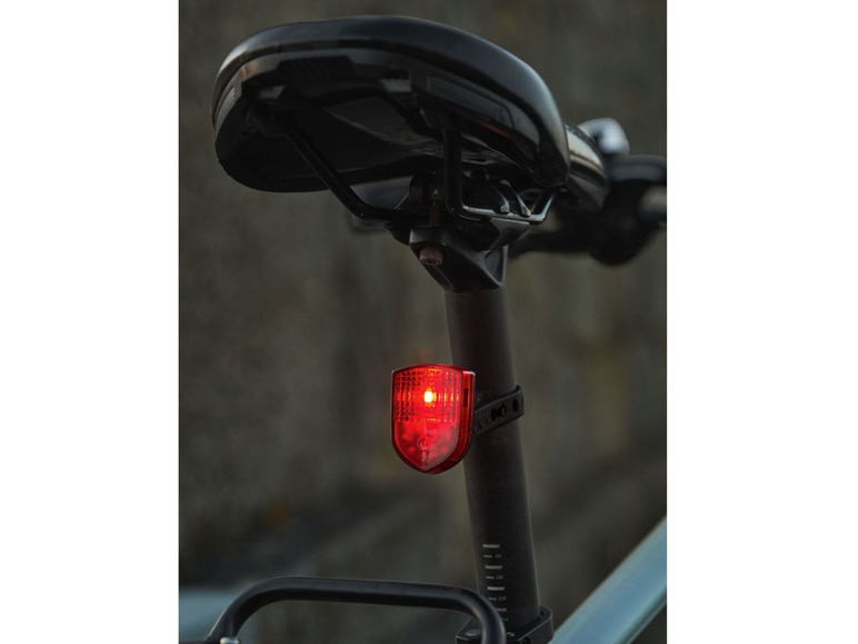Pełny ekran: CRIVIT Zestaw 2 lampek rowerowych LED przód tył USB - zdjęcie 4