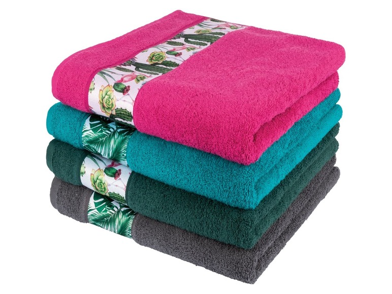 Pełny ekran: miomare Ręczniki 50 x 100 cm, 2 sztuki - zdjęcie 2