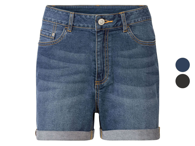 Pełny ekran: esmara® Krótkie szorty jeansowe damskie z biobawełny - zdjęcie 1