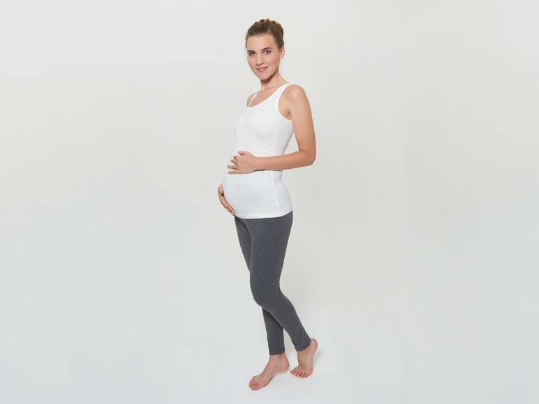 Pełny ekran: esmara® Legginsy ciążowe z biobawełną, 2 pary - zdjęcie 29