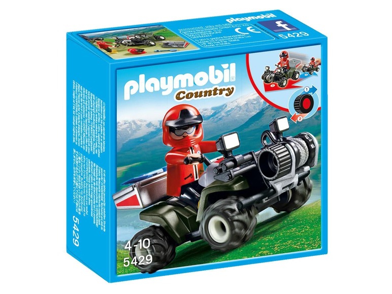 Pełny ekran: Playmobil Quad ratownictwa górskiego - zdjęcie 1