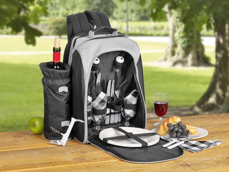 Pełny ekran: Esmeyer Plecak piknikowy z wyposażeniem, 23 elementy, 1 sztuka - zdjęcie 3