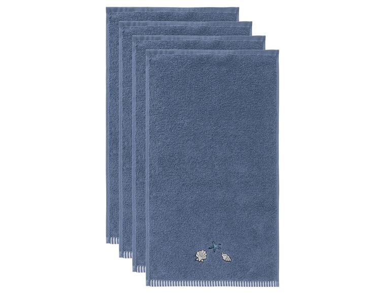 Pełny ekran: miomare Ręczniki frotte 30 x 50 cm, 4 sztuki - zdjęcie 1