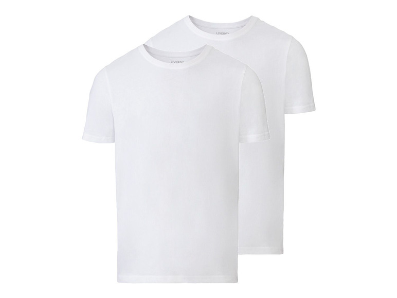 Pełny ekran: LIVERGY T-shirt męski z bawełny, 2 sztuki - zdjęcie 5