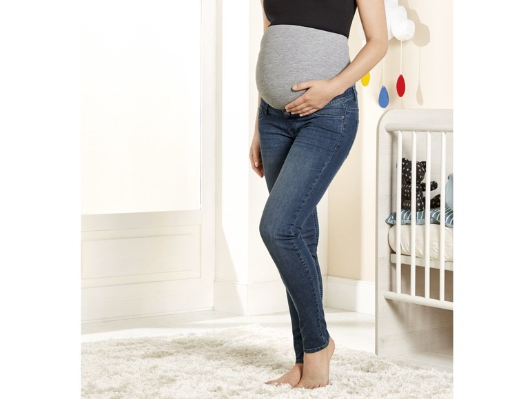 Pełny ekran: esmara® Jeansy damskie ciążowe - zdjęcie 3