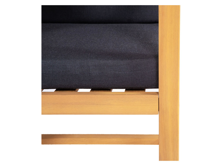 Pełny ekran: Sol Garden Ławka dwuosobowa drewniana ze stolikiem i poduszkami - zdjęcie 7