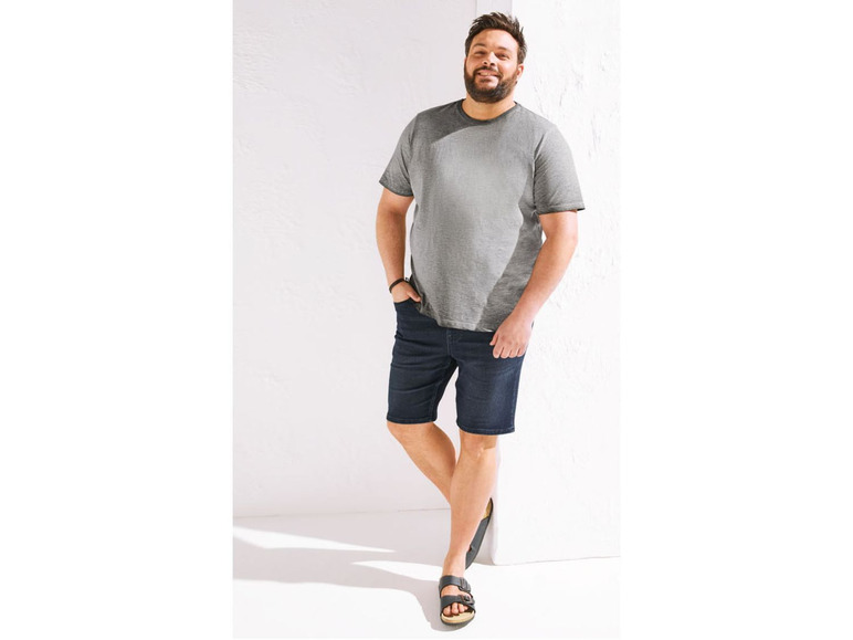 Pełny ekran: LIVERGY® Bermudy męskie dresowe w stylu jeansowym XXL, 1 para - zdjęcie 6