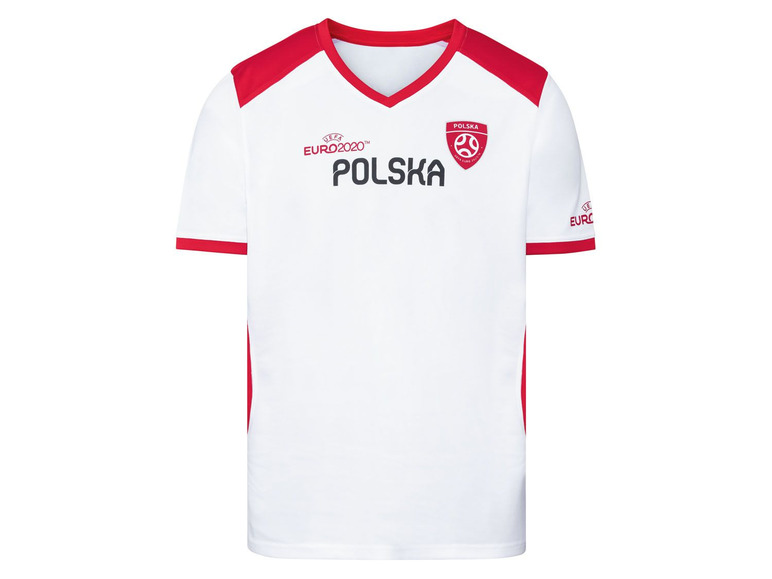 Pełny ekran: Funkcyjna koszulka piłkarska męska Polska UEFA Euro 2020, 1 sztuka - zdjęcie 2