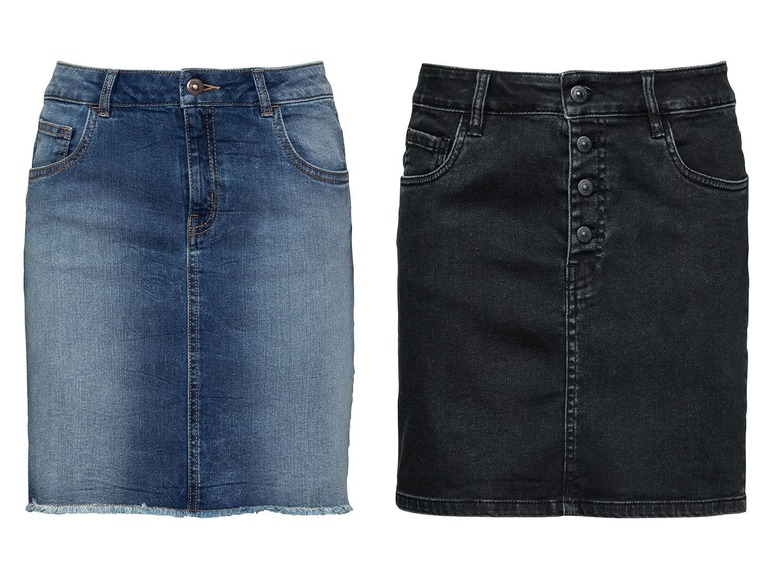 Pełny ekran: esmara® Spódnica damska jeansowa - zdjęcie 1