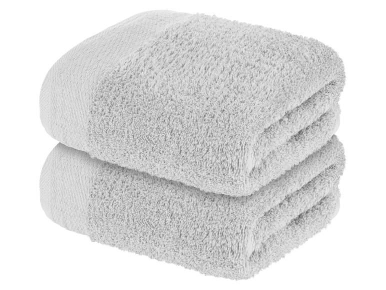 Pełny ekran: LIVARNO home Ręczniki frotté z bawełny 50 x 100 cm, 2 sztuki - zdjęcie 6