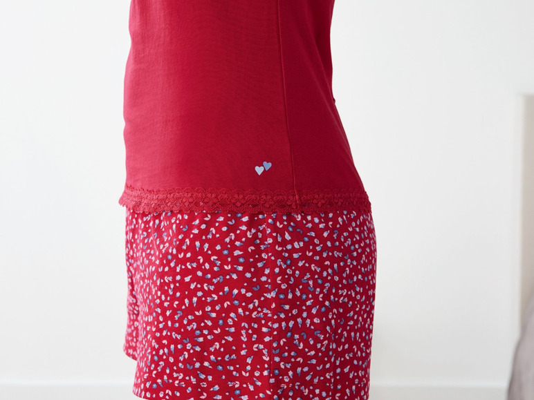 Pełny ekran: ESMARA® Lingerie Elegancka piżama damska letnia z koronką, 1 komplet - zdjęcie 26