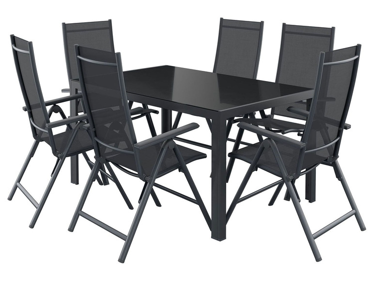 Pełny ekran: florabest Aluminiowe krzesło ogrodowe składane, 2 sztuki - zdjęcie 4