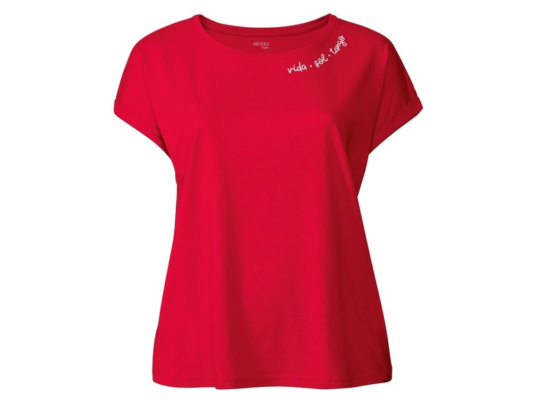 Pełny ekran: esmara® T-shirt damski z bawełną XXL, 1 sztuka - zdjęcie 8