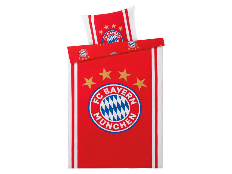 Pełny ekran: Pościel z bawełny renforcé Bayern Monachium, 140 x 200 cm - zdjęcie 1