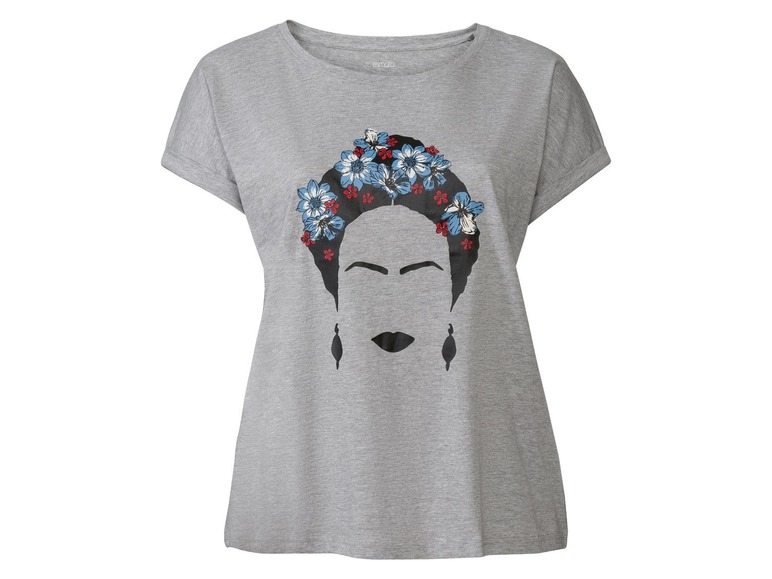 Pełny ekran: esmara® T-shirt damski z bawełną XXL, 1 sztuka - zdjęcie 5