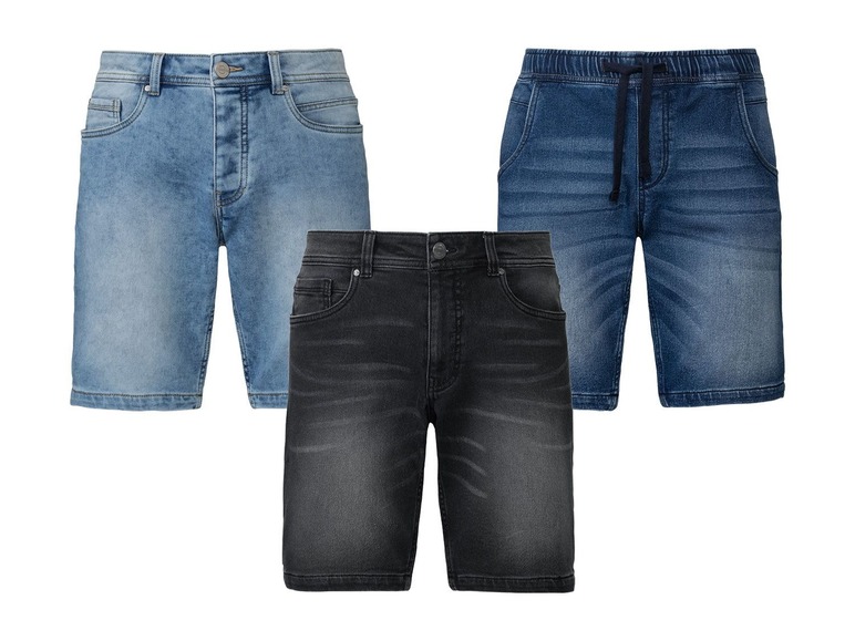 Pełny ekran: LIVERGY® Szorty męskie jeansowe - zdjęcie 1
