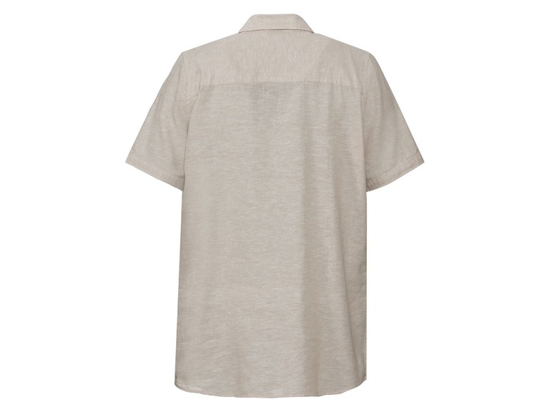 Pełny ekran: LIVERGY® Koszula męska z lnem, regular fit, 1 sztuka - zdjęcie 5