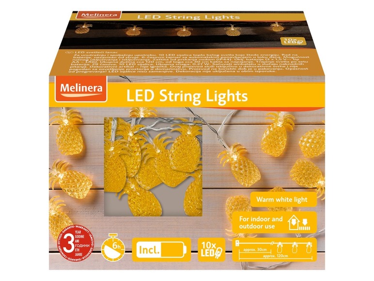 Pełny ekran: Melinera Girlanda świetlna z diodami LED, 1 sztuka - zdjęcie 2