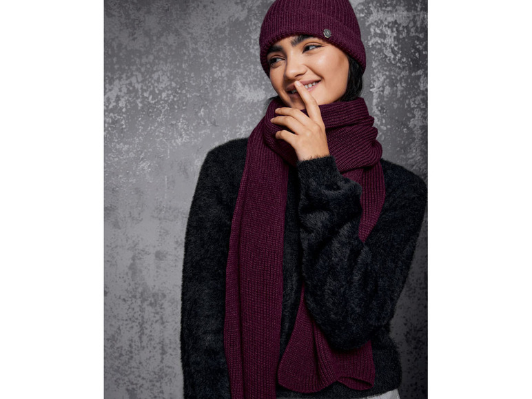 Pełny ekran: ESMARA® Zestaw prezentowy damski szalik i czapka, 1 komplet - zdjęcie 1