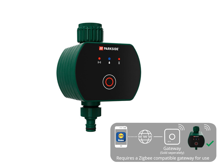 Pełny ekran: PARKSIDE Sterownik nawadniania Zigbee Smart Home PSBZS A1 - zdjęcie 1