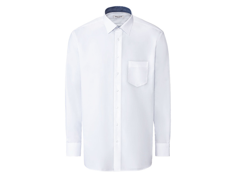 Pełny ekran: NOBEL LEAGUE® Koszula biznesowa męska, biała - zdjęcie 1