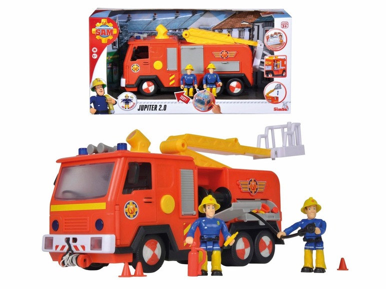 Pełny ekran: Simba Strażak Sam wóz strażacki Jupiter 2.0 st z 2 figurkami - zdjęcie 7