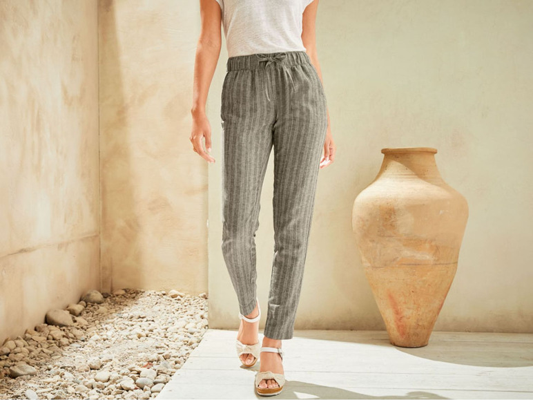 Pełny ekran: esmara Spodnie damskie z lnem, 1 para - zdjęcie 10