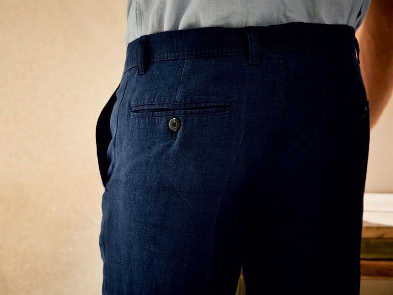 Pełny ekran: LIVERGY® Spodnie męskie lniane - zdjęcie 8