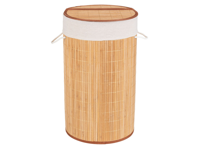 Pełny ekran: Wenko Kosz na pranie bambus, 55 l - zdjęcie 12