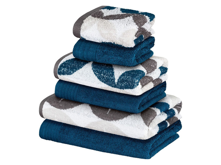 Pełny ekran: miomare Zestaw ręczników z frotté, 6 sztuk - zdjęcie 17