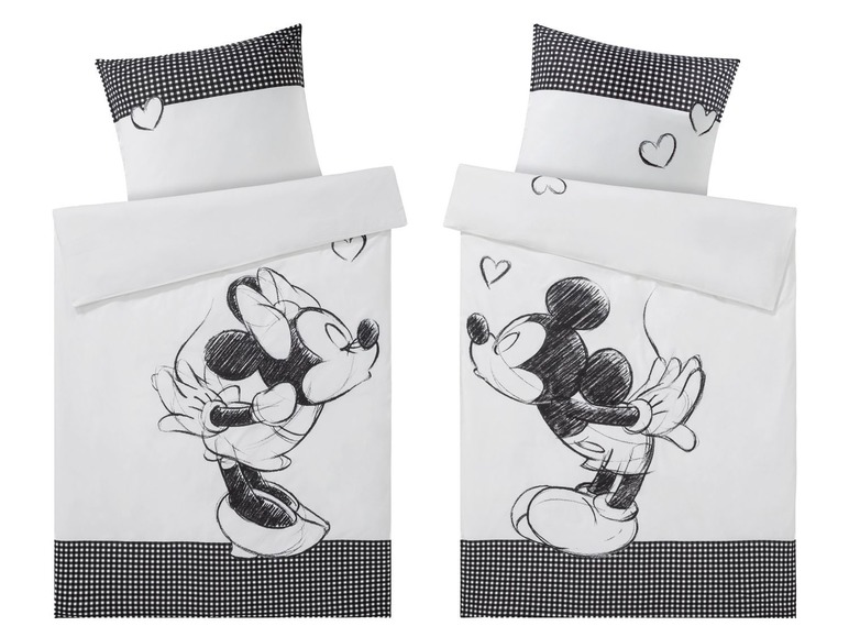 Pełny ekran: Pościel Disney Myszka Miki i Minnie 140 x 200 cm - zdjęcie 1