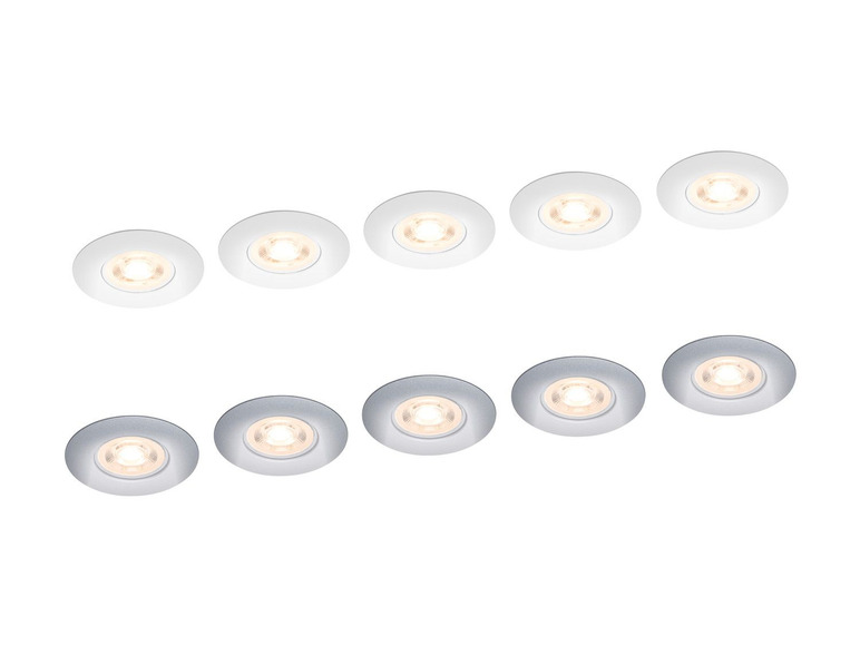 Pełny ekran: LIVARNO LUX Lampy LED do zabudowy, 5 sztuk - zdjęcie 1