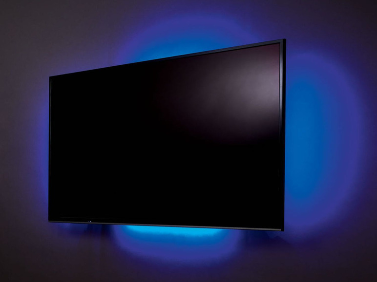 Pełny ekran: LIVARNO LUX Oświetlenie taśma LED do telewizora, 4 x 50 cm, z pilotem i zmianą kolorów - zdjęcie 7
