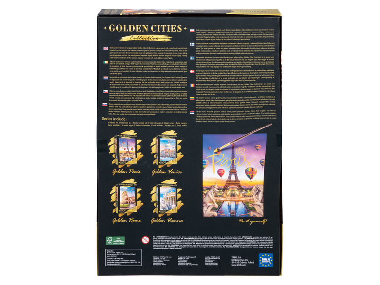 Pełny ekran: Trefl Puzzle Golden Cities 1000 elementów, 1 zestaw - zdjęcie 3