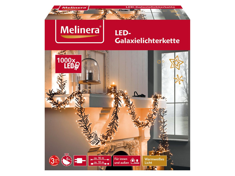 Pełny ekran: Melinera Girlanda świetlna / łańcuch świetlny z diodami LED 7 W, 1 sztuka - zdjęcie 3