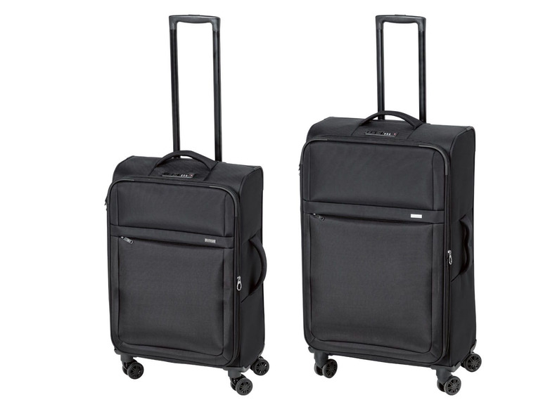 Pełny ekran: TOPMOVE Zestaw walizek podróżnych, czarny, 2 sztuki, 1 komplet - zdjęcie 1