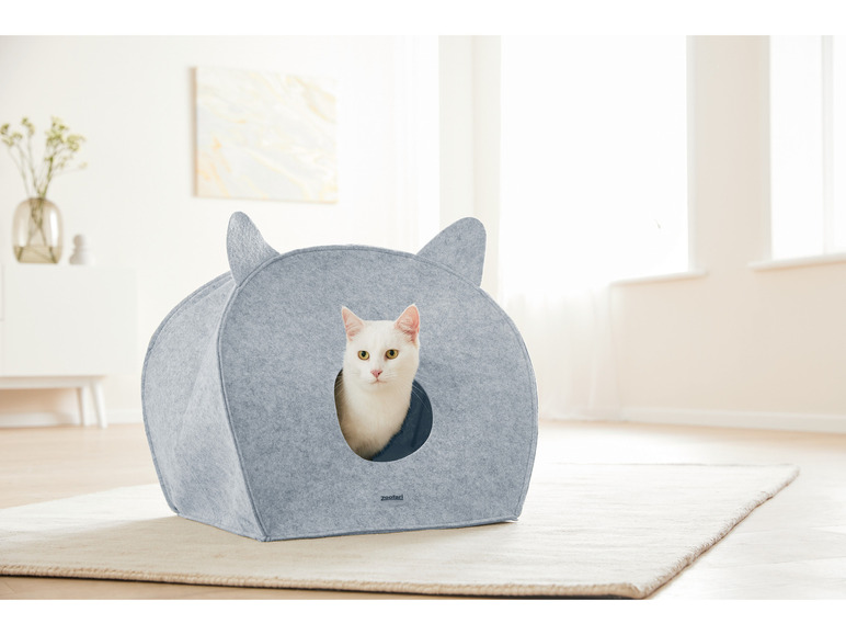 Pełny ekran: ZOOFARI® Budka dla kota z poduszką - zdjęcie 2